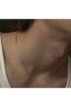 گردنبند استیل ( فولاد ) زنانه استیل ضد زنگ ESJ - کد 858485764