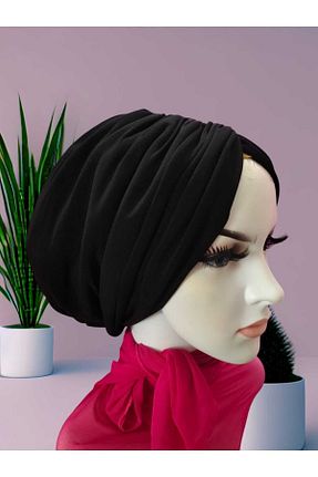 کلاه شنای حجاب مشکی زنانه Balbaytesettur - کد 849439447