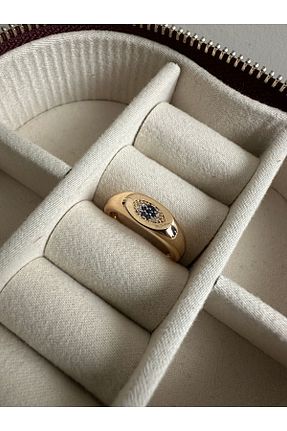 انگشتر جواهر طلائی زنانه زیرکن ringbox - کد 807350298