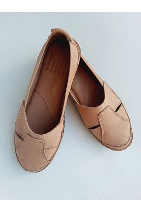 بابت بژ زنانه چرم خالص KAPAR - کد 835934363