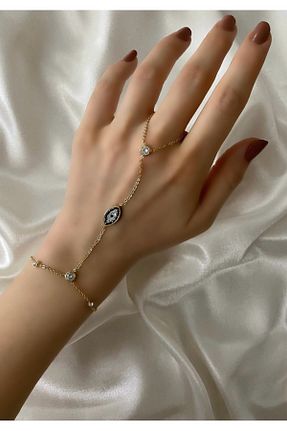 شاهمران جواهر طلائی زنانه رودیوم SU PERİSİ TAKI BİJUTERİ - کد 833942726