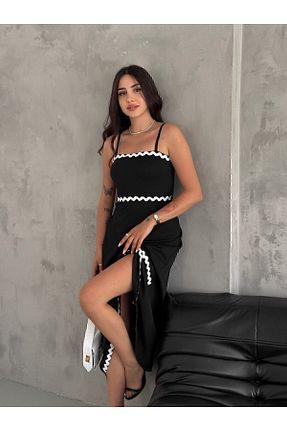 لباس مشکی زنانه بافتنی Belle Perre - کد 836514609