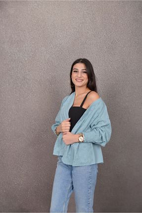 پیراهن سبز زنانه تنگ Tuğhani Store - کد 858430373