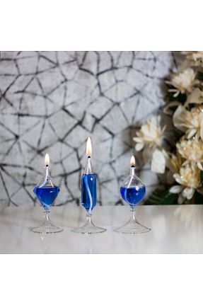 شمع آبی Çam Shabbo Glass - کد 345940869