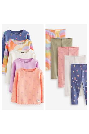 ست بالاتنه و پائین تنه رنگی بچه گانه بافتنی Next Baby - کد 850734034