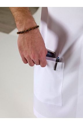 لباس ایمنی کار سفید Uçak Medikal - کد 358807863