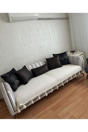 کاور مبل بژ پنبه ای Petek Home - کد 788042707