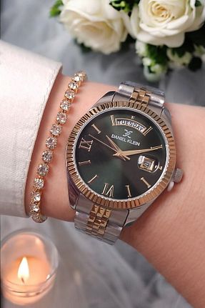 ساعت مچی زرد زنانه 31-35 میلی متر Daniel Klein - کد 858076593