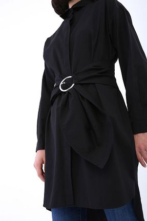 تونیک حجاب مشکی زنانه پنبه پلی استر ALLDAY - کد 105849129