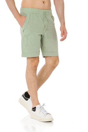 شلوارک و برمودا سبز مردانه Relaxed Yakamoz Tekstil - کد 337624896