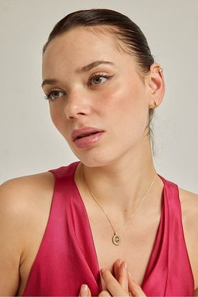 گردنبند نقره طلائی زنانه 925 عیار Marie Claire - کد 676487068