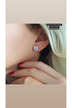 گوشواره جواهر زیرکن Pi aksesuar - کد 831228863