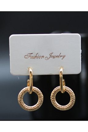 گوشواره جواهر طلائی حصیر monalisatoka - کد 739345307
