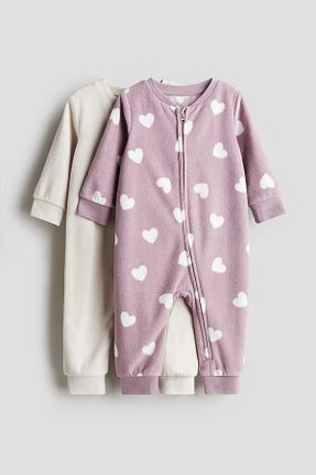 سرهمی خواب بنفش بچه گانه Polar H&M - کد 858376751