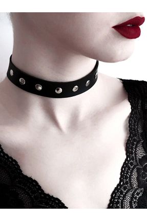 چوکر مشکی چرم مصنوعی DarkellaStore - کد 222650473