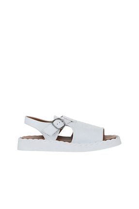 صندل سفید زنانه پاشنه پر Bueno Shoes - کد 774569922