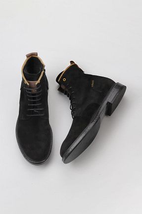بوت / نیم بوت مشکی مردانه چرم خالص Bueno Shoes - کد 532392888