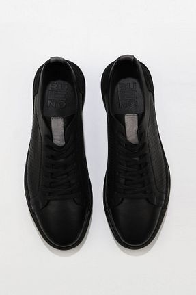 کفش اسنیکر مشکی مردانه چرم اصل Bueno Shoes - کد 299172950