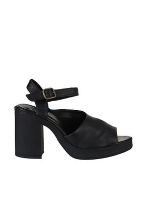 کفش پاشنه بلند کلاسیک مشکی زنانه چرم خالص Bueno Shoes - کد 671998266