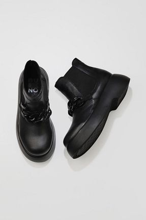 بوت / نیم بوت مشکی زنانه پارچه ای Bueno Shoes - کد 375382990