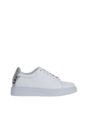 کفش اسنیکر سفید مردانه چرم اصل Bueno Shoes - کد 674067482