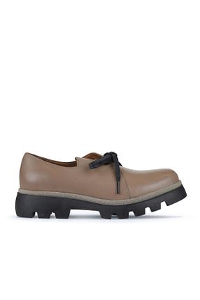 کفش کلاسیک طوسی زنانه چرم خالص Bueno Shoes - کد 768364077