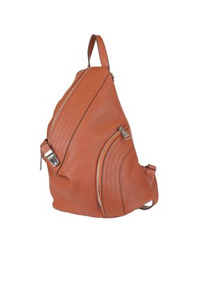 کیف دوشی قهوه ای زنانه چرم خالص Bueno Shoes - کد 787027119