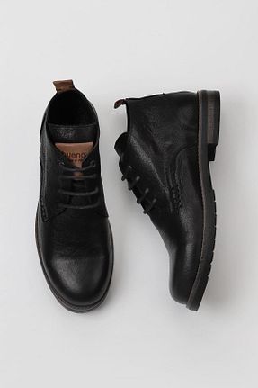بوت / نیم بوت مشکی مردانه چرم خالص Bueno Shoes - کد 456049736