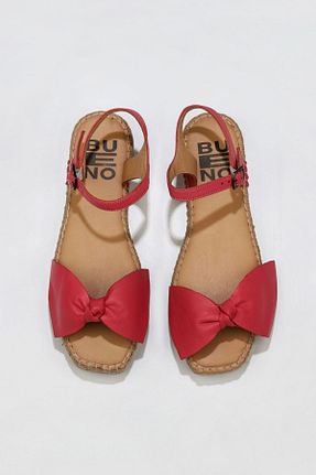 صندل صورتی زنانه پاشنه تخت Bueno Shoes - کد 345869998