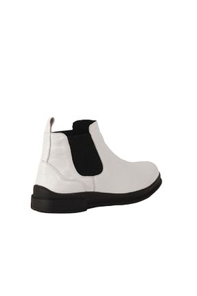 بوت / نیم بوت سفید زنانه چرم خالص Bueno Shoes - کد 66892952