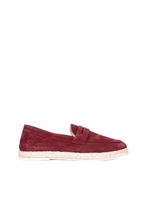 کفش کژوال زرشکی مردانه چرم خالص Bueno Shoes - کد 131226381