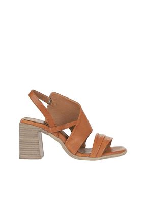 صندل قهوه ای زنانه پاشنه ضخیم Bueno Shoes - کد 774835658