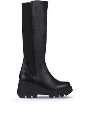 چکمه مشکی زنانه چرم خالص Bueno Shoes - کد 771955565