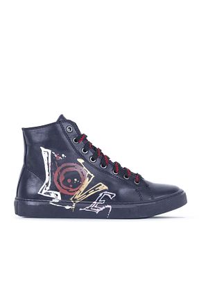 بوت / نیم بوت مشکی زنانه چرم خالص Bueno Shoes - کد 66892853