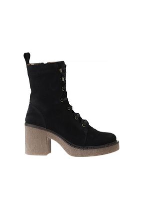 بوت / نیم بوت مشکی زنانه چرم خالص Bueno Shoes - کد 409568977