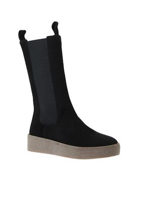بوت / نیم بوت مشکی زنانه چرم خالص Bueno Shoes - کد 384500725