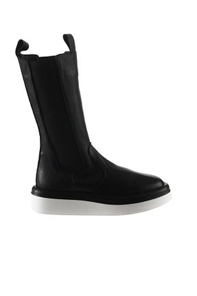 چکمه مشکی زنانه چرم خالص Bueno Shoes - کد 221485693