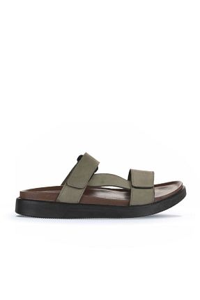 دمپائی سبز مردانه چرم خالص Bueno Shoes - کد 774837260