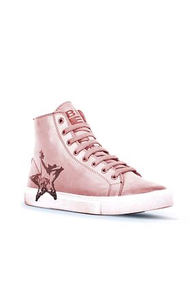 بوت / نیم بوت صورتی زنانه چرم خالص Bueno Shoes - کد 66892173