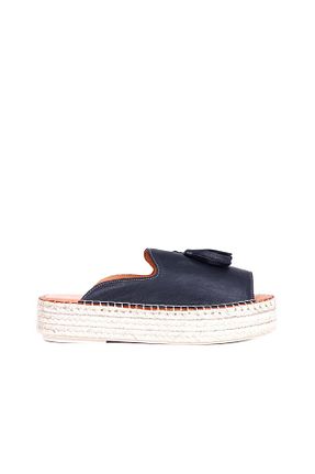 دمپائی مشکی زنانه چرم خالص Bueno Shoes - کد 117938522