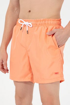 شلوارک ساحلی نارنجی مردانه بافتنی U.S. Polo Assn. - کد 846924127