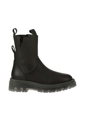 بوت / نیم بوت خاکی زنانه چرم خالص Bueno Shoes - کد 462002648
