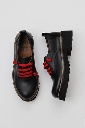 کفش اسنیکر مشکی زنانه چرم اصل Bueno Shoes - کد 380635733