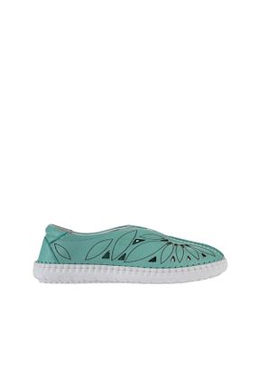 بابت سبز زنانه چرم خالص Bueno Shoes - کد 316606050