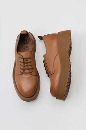 کفش پاشنه بلند پر قهوه ای زنانه پاشنه متوسط (5-9 سانتی متر) Bueno Shoes - کد 380635992