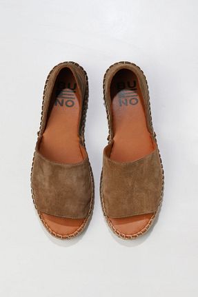 بابت قهوه ای زنانه چرم خالص Bueno Shoes - کد 341545655
