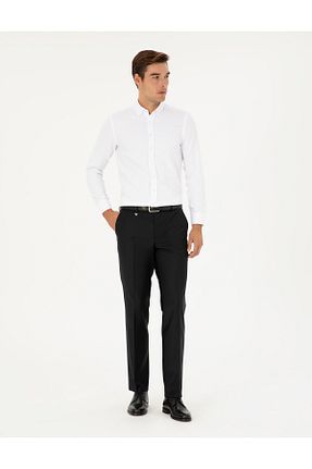 شلوار مشکی مردانه پارچه Pierre Cardin - کد 834897719