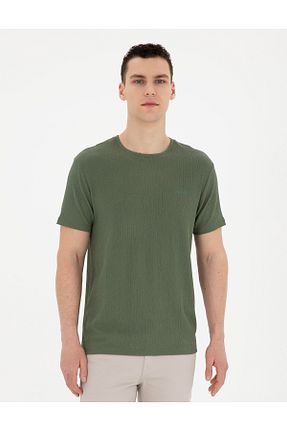 تیشرت سبز مردانه اسلیم فیت Pierre Cardin - کد 832137789