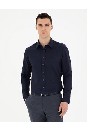 پیراهن سرمه ای مردانه اسلیم فیت Pierre Cardin - کد 833182561