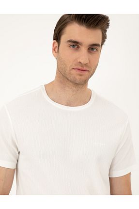 تیشرت سفید مردانه اسلیم فیت Pierre Cardin - کد 834860737